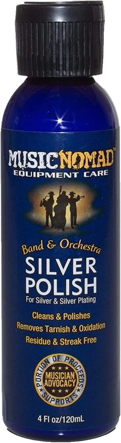 Music Nomad Silver Polish For Silver And Silver Plating 4 Oz.