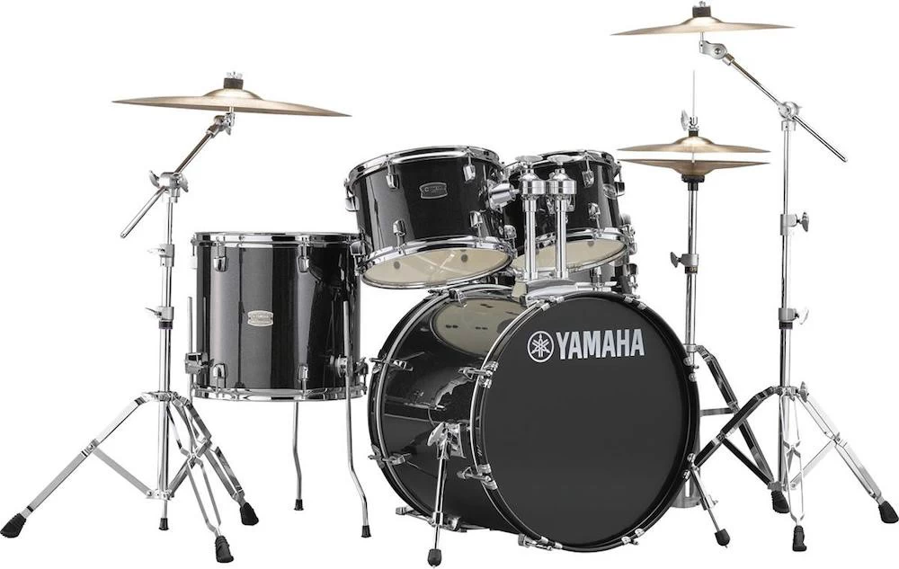 Yamaha Rydeen Drum Kit 10,12,16,22,14 With HW680W Hardware Pack In Black Glitter 1 Yamaha Rydeen Drum Kit 10,12,16,22,14 With HW680W Hardware Pack In Black Glitter
